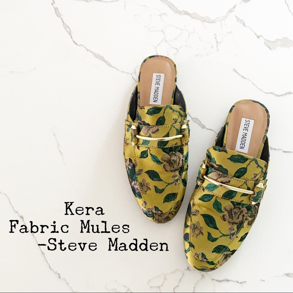 Like New Kera Fabric Mules by Steve Madden sz 6.5